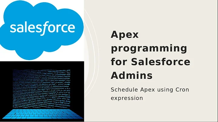 Master Schedule Apex with Apex Programming for Salesforce Admins