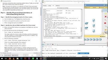 6.3.1.8 Packet Tracer - Exploring Internetworking Devices