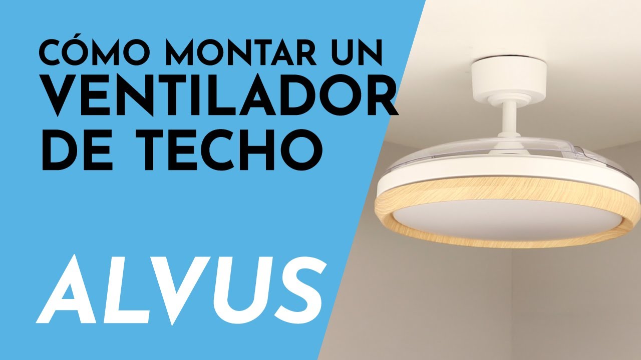 ALVUS | 💨 Aprende a instalar un ventilador de techo