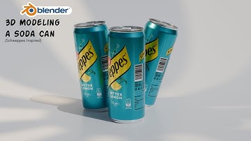 How to Model & Texture a Realistic Soda Can in Blender – Full Tutorial