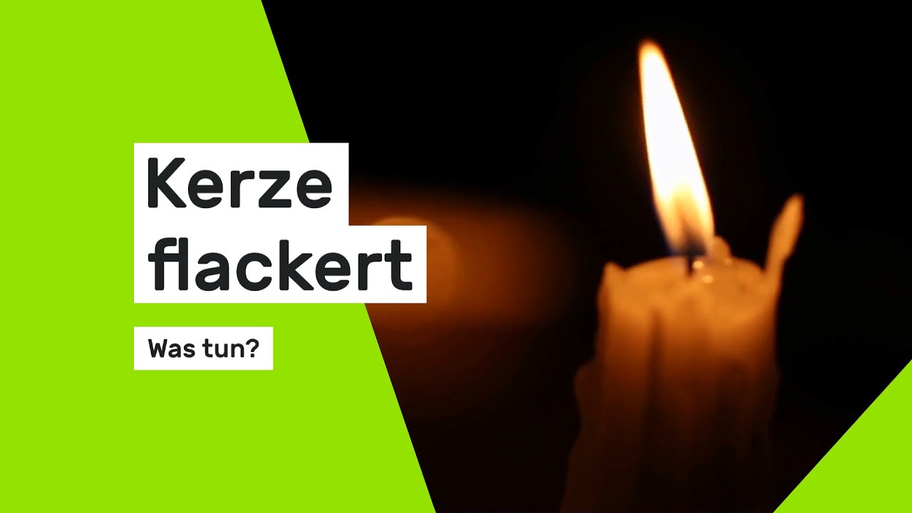 Kerze Flackert Geist