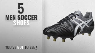 Asics Soccer Shoes [ Winter 2018 ]: ASICS Men's Gel-Lethal Tight 5 Soccer Shoe,Black/White/Dark