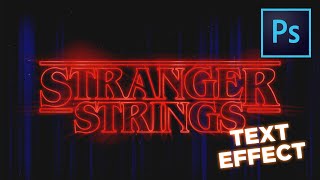 How To Create Stranger Things - Text Effect || Photoshop-Tutorial