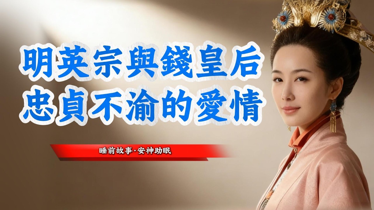 明英宗元配钱皇后：从皇后到皇嫂，她为何始终不离不弃？｜睡前故事·安神助眠