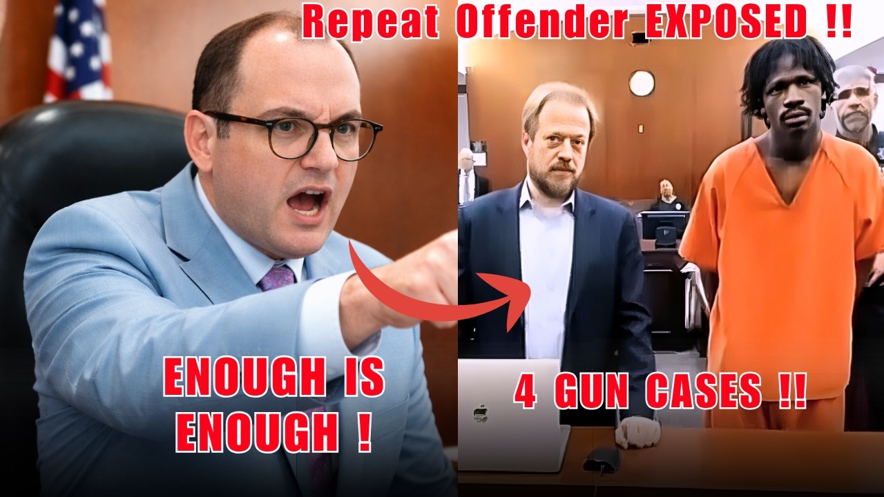 Judge Fleischer Goes OFF On Repeat Offender With 4 Gun Cases