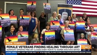 Nonprofit helps women veterans find healing through art