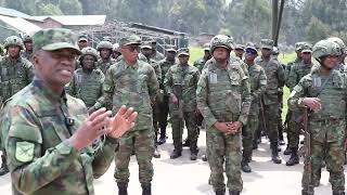 Download Lagu RDF ACOS Maj Gen Vincent Nyakarundi addressed the 503 Brigade personnel after a route march . MP3 Download Lagu RDF ACOS Maj Gen Vincent Nyakarundi addressed the 503 Brigade personnel after a route march . MP3