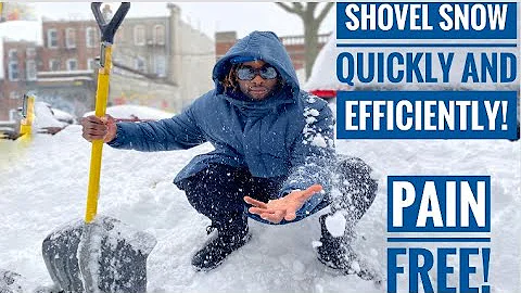 Shovel Snow Faster | How To Shovel Snow Without Hurting Your Back