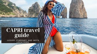 CAPRI TRAVEL ITINERARY - The ultimate luxury trip, best beach clubs, restaurants &amp; Insta locations