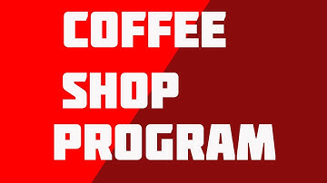 Python for beginners Coffee Shop program (2023) | New version