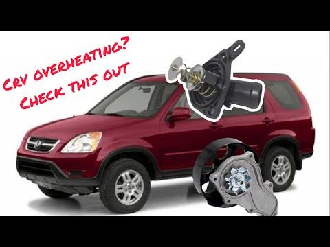 Honda Crv 2002 overheating problem diagnosis - YouTube