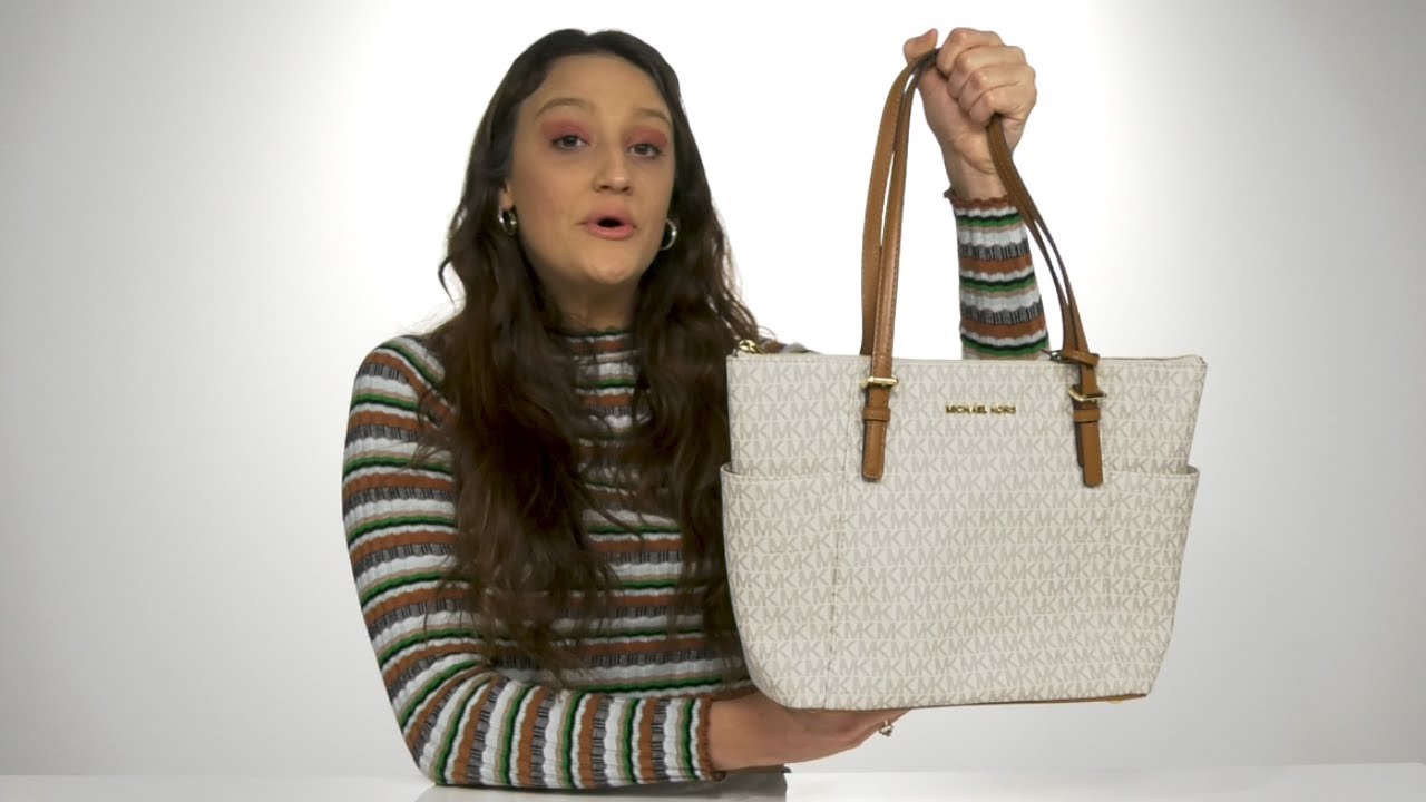 MICHAEL Michael Kors Jet Set Item East/West Top Zip Tote SKU: 9426285 -  YouTube