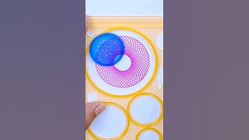 Amazing Spirograph Design Satisfying #spirograph #spirographdesigns #shorts #trending #shortvideo