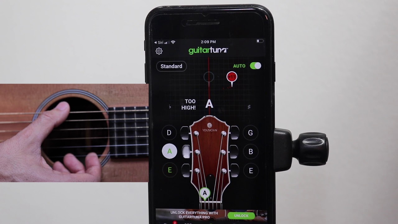 How to tune a guitar for a Zoom Guitar Lesson YouTube