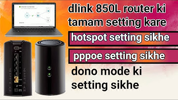 How to setup access point d link 850L router dlink 850l router ki mukamal setting kare
