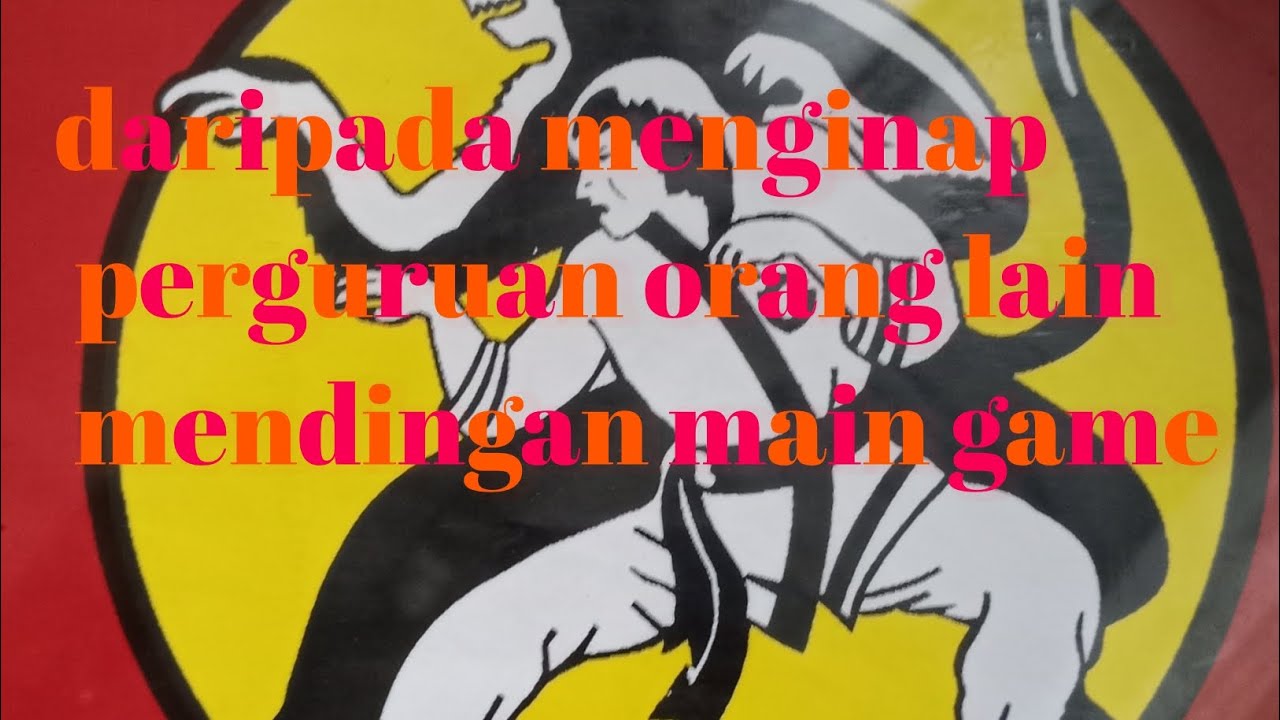 daripada menginap perguruan orang lain mendingan main game - YouTube