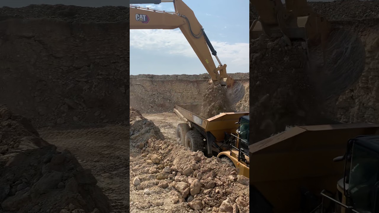 New CAT 395 loading 745