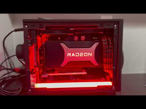 Video My Dream Build: NR200P Ryzen 5900x 6900XT Vertically... - youtube