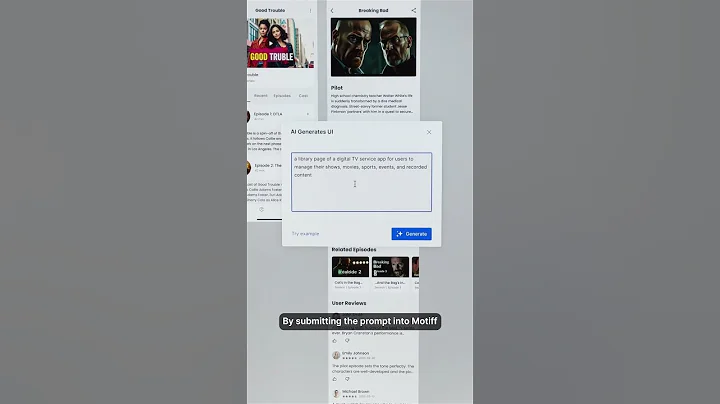 Watch AI Turn a Single Text Prompt into Stunning UI Designs in SECONDS! #uidesigns #uidesigntool