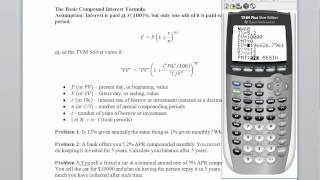 TVM Solver (Part 1)