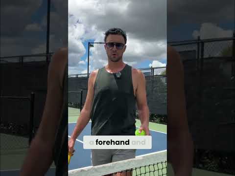 BACKHAND is KING Near Your Body! #pickelball #pickleballtips