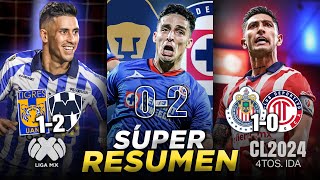 🏆 ¡EL MEJOR RESUMEN 4TOS. DE FINAL (IDA) LIGA MX CLAUSURA 2024! 🔴 | ACCION LIGA MX 2024