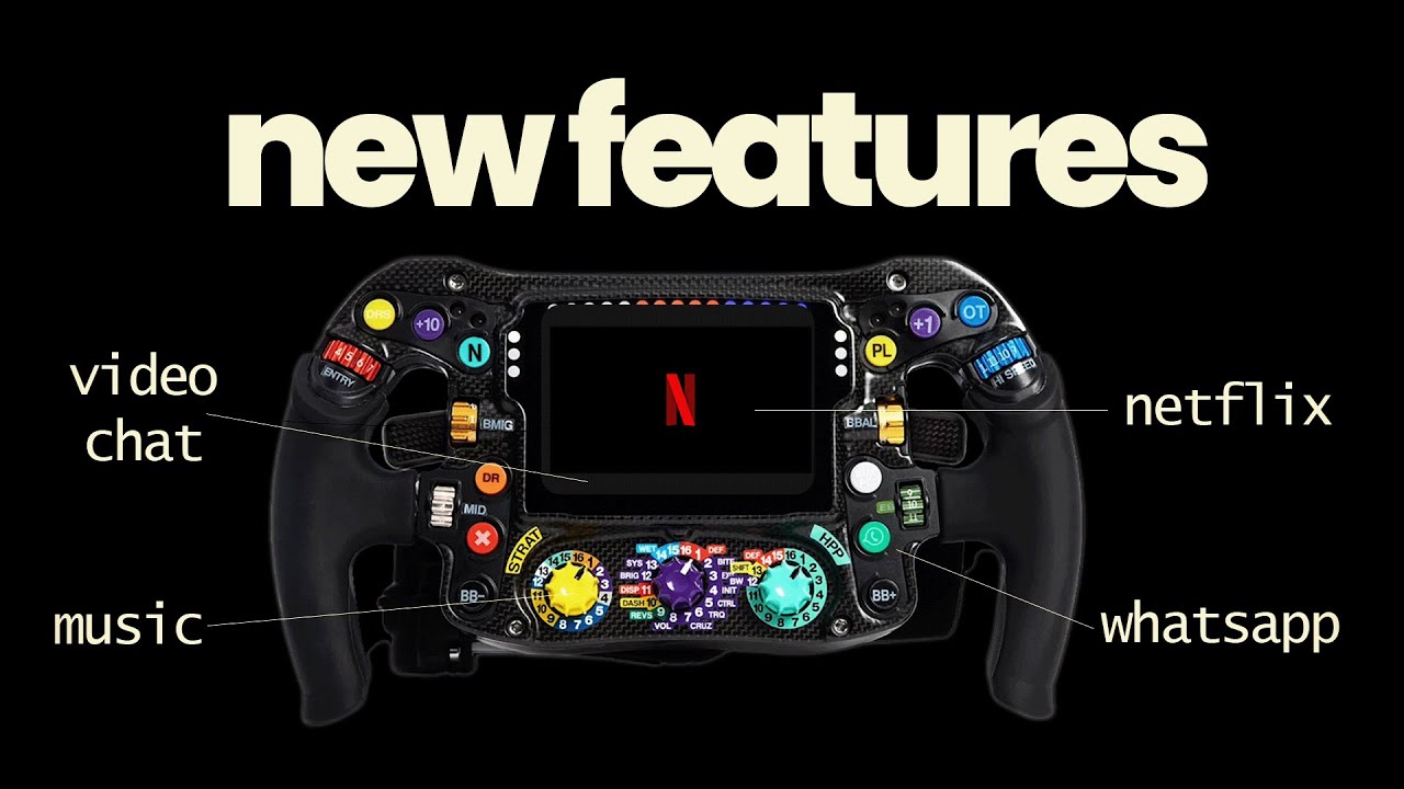 They Added Netflix to the 2026 F1 Steering Wheel