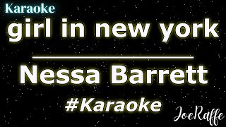 Nessa Barrett - girl in new york (Karaoke)
