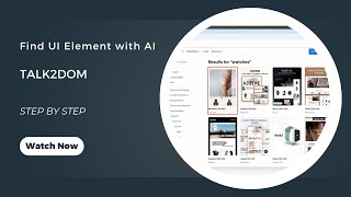 Talk2Dom: Use AI to Instantly Find Web Elements — Stop Writing XPath!