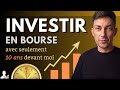 Comment investir en bourse avec seulement 10 ans devant moi  stratgie passive