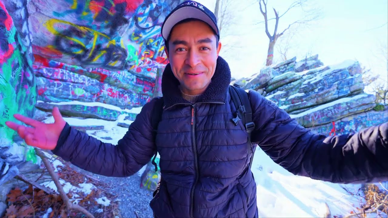 "I Climbed the World’s Slippiest Frozen Rocks! (EXTREME DANGER) 🧊⚠️"