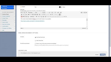 How to make clickable links in Blackboard