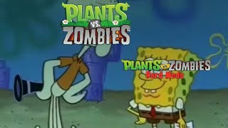 Spongebob Wrong Notes (Night level Pvz)