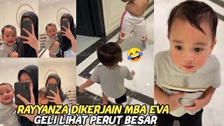 Detik-Detik Mba Eva Berhasil Ngeprank Rayyanza Sampai Kayak Gini Geli Banget Megang Perut Sendiri