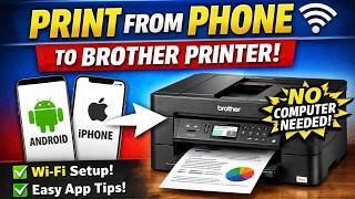 كيفية الطباعة من الهاتف إلى طابعة Brother (أندرويد وآيفون) | دليل إعداد الواي فاي السهل! screenshot 3