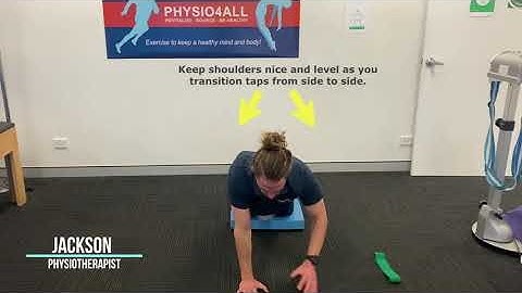 Mid to Late Shoulder Rehab - Closed Chain Shoulder Taps