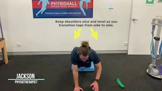Mid to Late Shoulder Rehab - Closed Chain Shoulder Taps