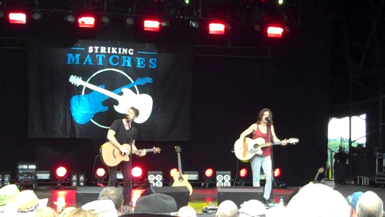 Striking Matches Live at Cornbury 2015 "Never Gonna Love Again"