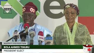 Nigeria 2023 Elections: President Elect, Bola Ahmed Tinubu, Delivers Acceptance Speech