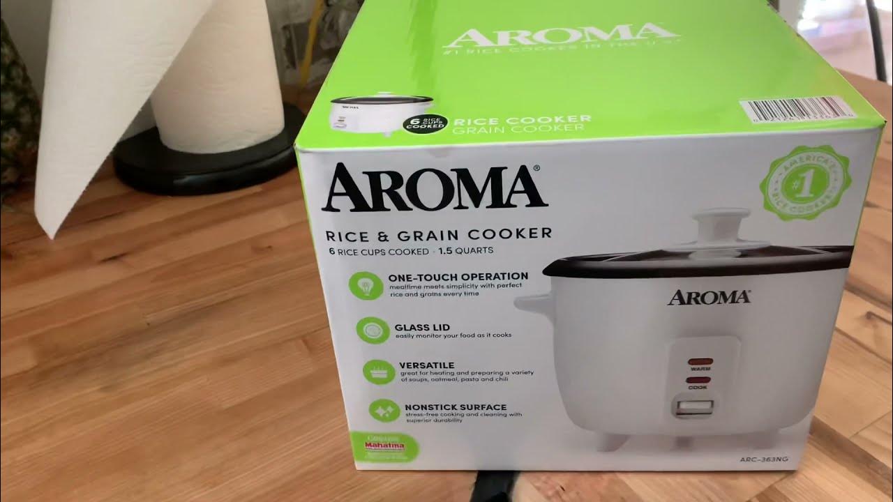 Aroma 6-Cup 1.5Qt. Non-Stick Rice Cooker