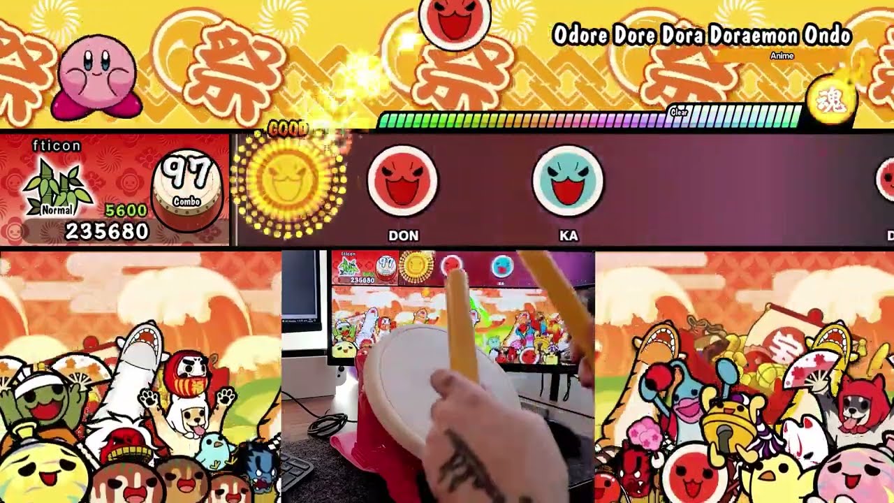 Odoru Ponpokorin [normal 2⭐] • Taiko no Tatsujin: Drum 'n' Fun