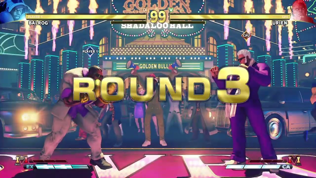 STREET FIGHTER V Balrog vs Urien
