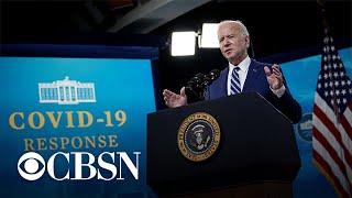 Biden says 90% of adults will be eligible for vaccination by April 19 as infection rates rise