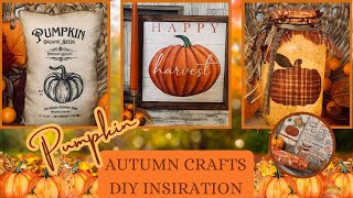 *NEW* 🍂Autumn Crafts 2024 || All Things Pumpkin || Fall Dollar Tree Crafts || DIY Inspiration🍂