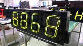 353 DIGITAL CLOCK GREEN CK 804A PVC