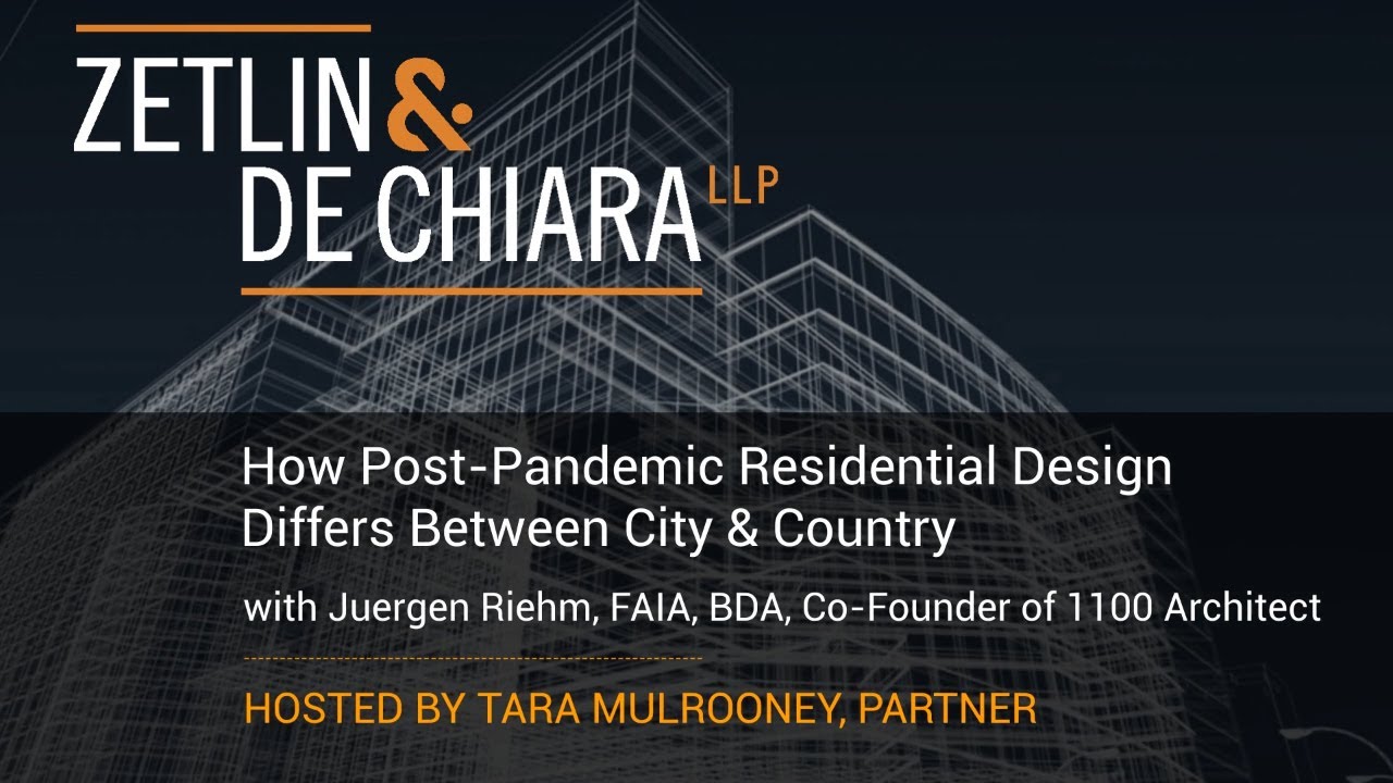 How Post-Pandemic Residential Design Differs Between City & Country