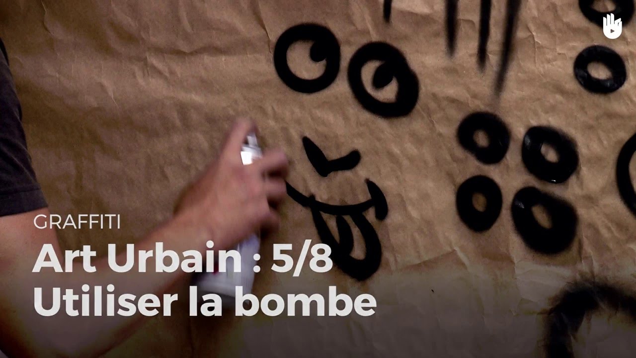 Apprendre à utiliser une bombe de peinture - spray | Les bases de l'Art Urbain et du Graffiti 5-8