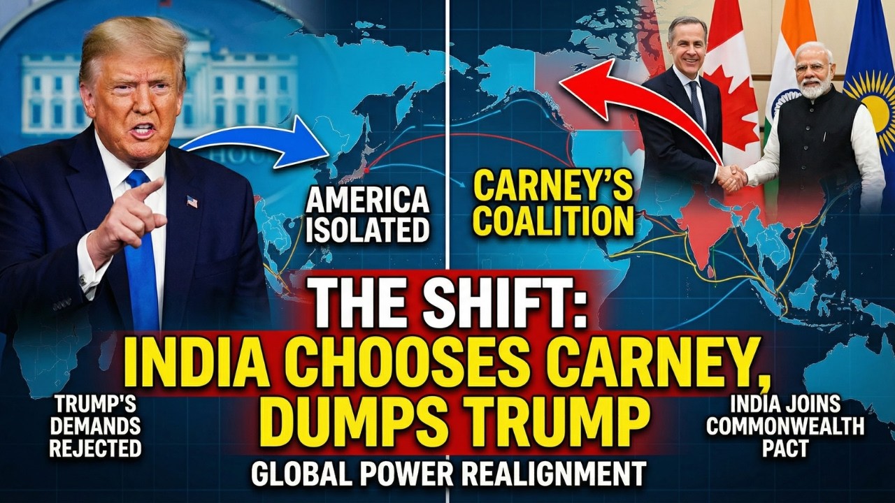 INDIA JUST CHOSE CARNEY OVER TRUMP. 1.4 BILLION PEOPLE. ONE PHONE CALL. AND AMERICA JUST LOST ASIA.