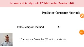 Milne's Predictor-Corrector Method: Derivation of Predictor formula