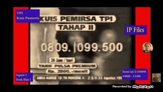 Download lagu Promo Program TPI: 'Kuis Pemirsa TPI Tahap II' (1998)